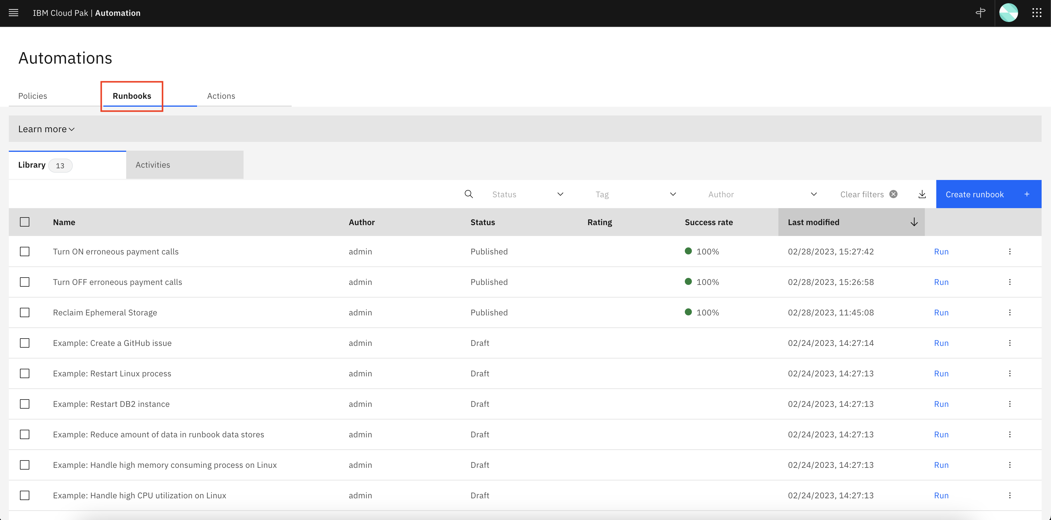 automations-runbooks