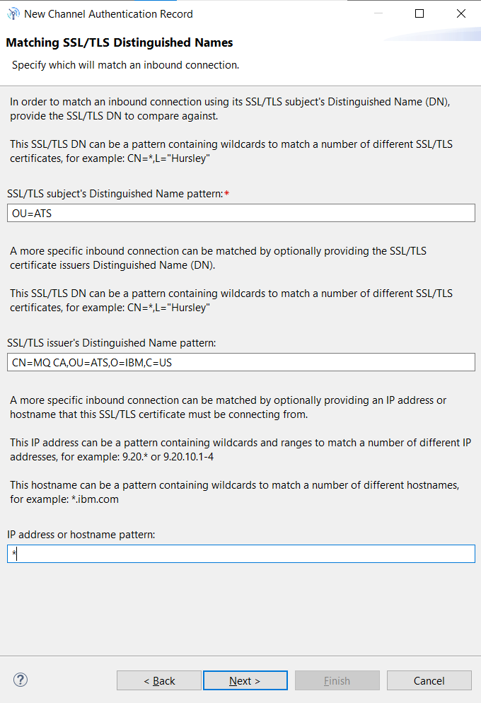 Picture of Channel authentication record rule