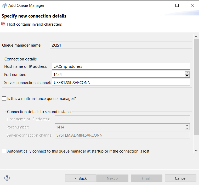 Picture of new remote queue manager setup