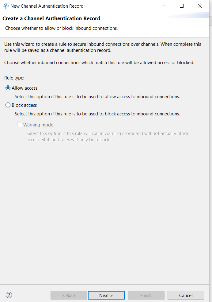 Picture of Channel authentication record creation