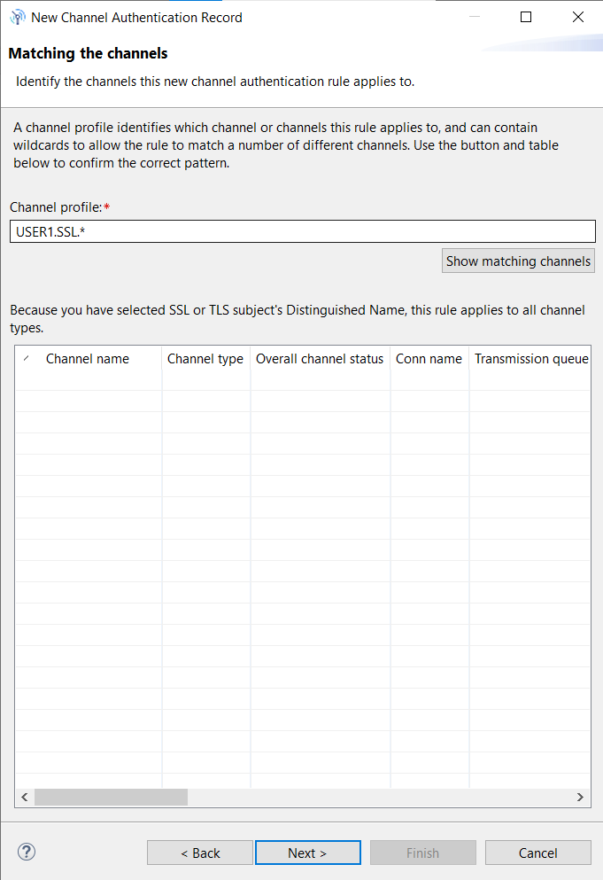 Picture of Channel authentication record creation
