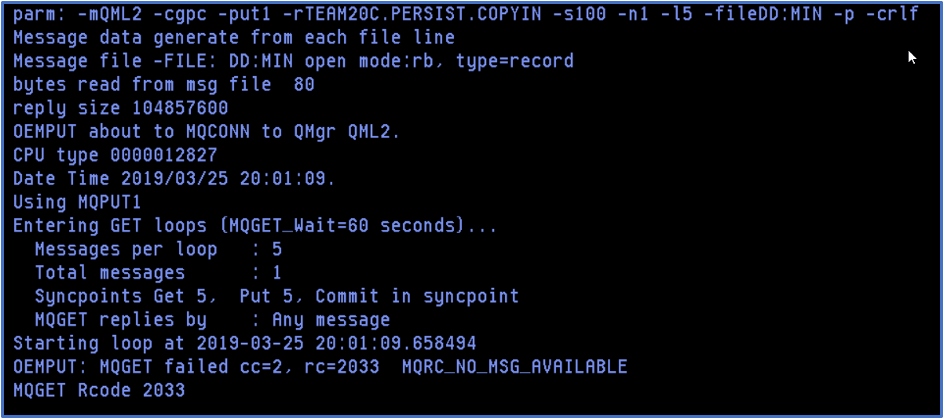 LOGGET output