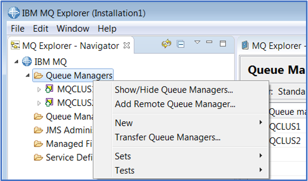 Add remote queue manager