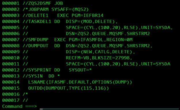 SMFDUMP JCL
