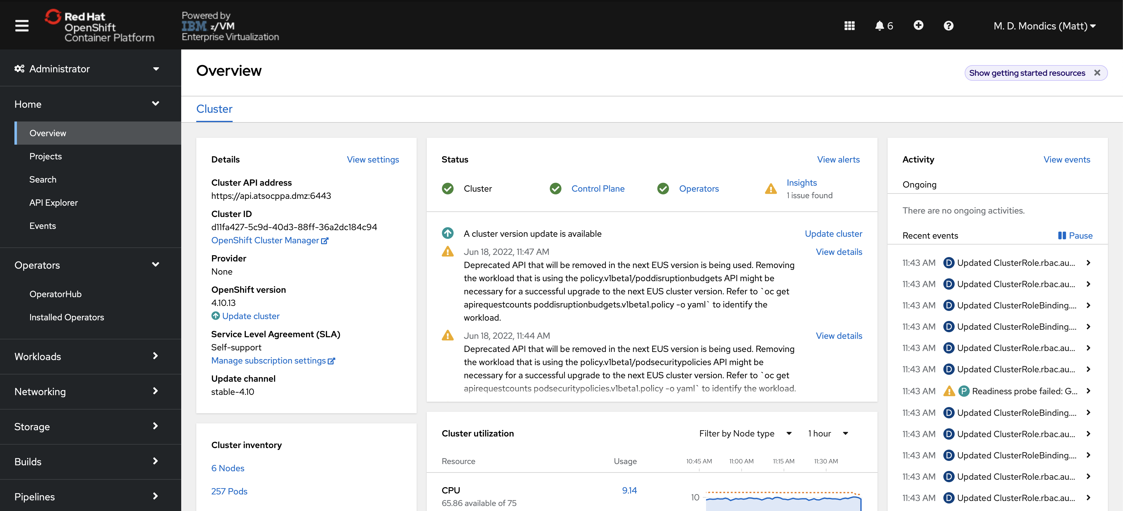 openshift-console-admin